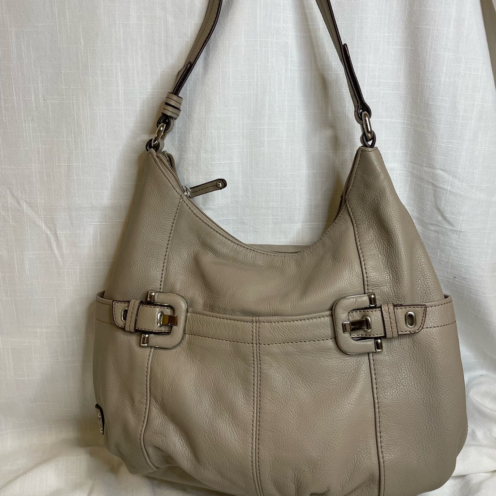 Tan Tignanello shoulder bag